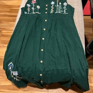 Christopher & Banks Forest Green Cotton Top